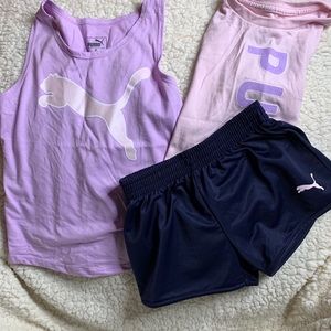 💞puma short/tee set for girls💞
